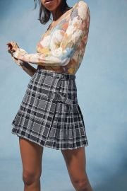 Anna Sui & UO Plaid Mini Skirt at Urban Outfitters